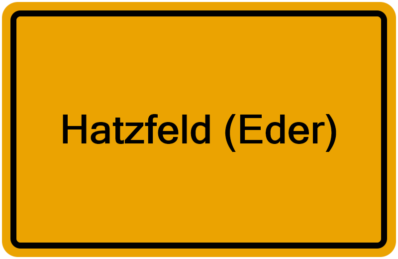 Handelsregisterauszug Hatzfeld (Eder)